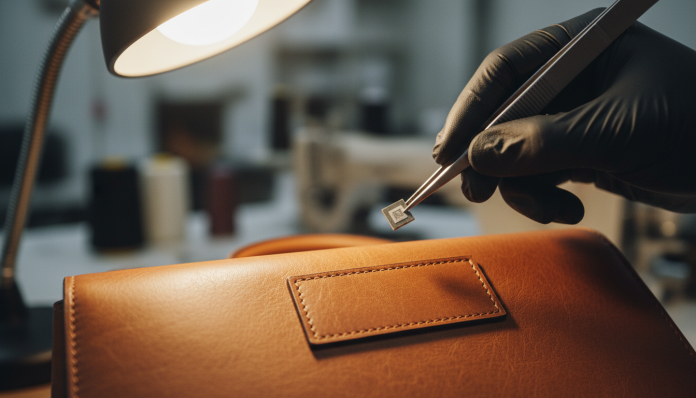 Chip anti-contraffazione Veritas per autenticazione beni di lusso