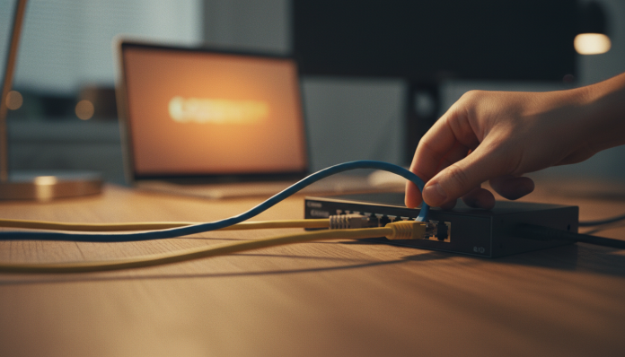 Interfaccia di automazione n8n con workflow visuale e nodi connessi
